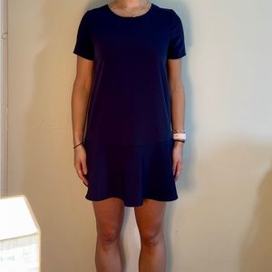 Mango Suit Collection Dress Navy